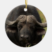 Weiden lassen der Wasser-Büffel-Verzierung Keramikornament (Vorne)