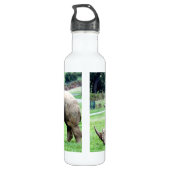 Weiden lassen des weißen Nashorns Trinkflasche (Rückseite)
