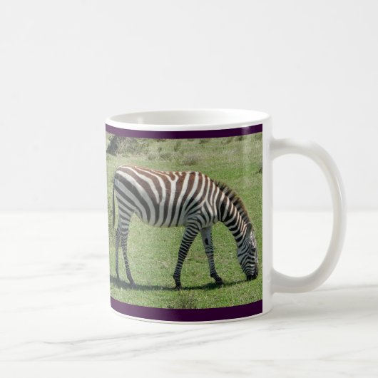 Weiden lassen des Zebra, der Zebra weiden lässt Kaffeetasse (Rechts)