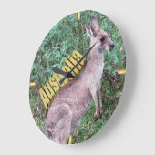 Weiden lassen im Gras Große Wanduhr (Winkel)