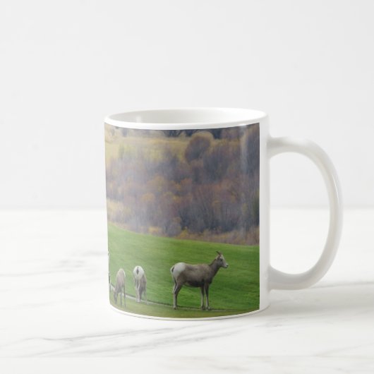 Weiden lassen in der Herbst-Tasse Kaffeetasse (Rechts)