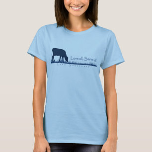 Weiden lassen von Kuh Lasa T-Stück T-Shirt