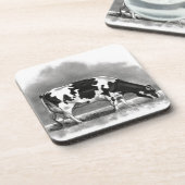 Weiden lassende Holstein-Kuh: Getränkeuntersetzer (Linke Seite)