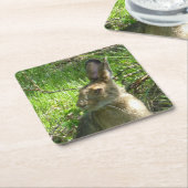 Weiden lassende Snowshoehasen Rechteckiger Pappuntersetzer (angewinkelt)