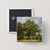 Weiden lassendes Vieh Button (Vorne & Hinten)