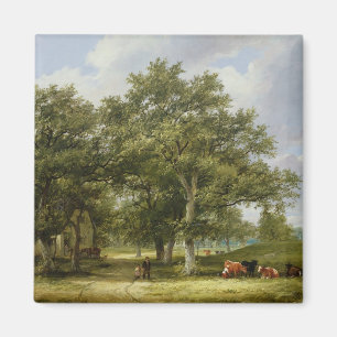 Weiden lassendes Vieh Magnet