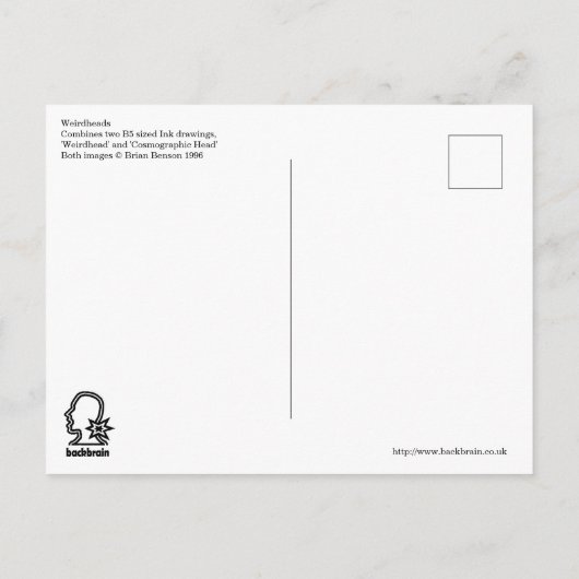 Weiden Postkarte (Rückseite)