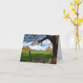 Weiden-Szenen-Anmerkungs-Karte Karte (Gelbe Blume)