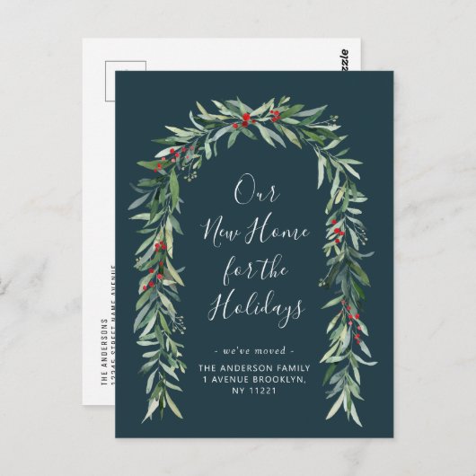 Weidenankündigung Postkarte (Vorne/Hinten)