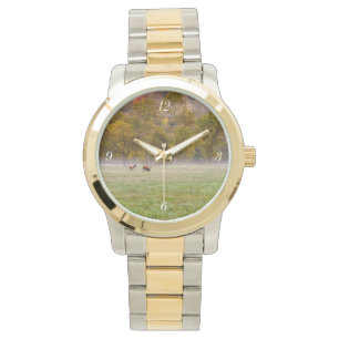 Weidenelle Gold und Silber Watch Armbanduhr