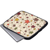 Weidenfallmuster aus dem Ahornleaf Laptopschutzhülle (Vorne Knopf)