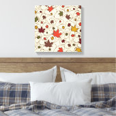 Weidenfallmuster aus dem Ahornleaf Leinwanddruck (Insitu (Schlafzimmer))