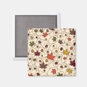 Weidenfallmuster aus dem Ahornleaf Magnet (Vorderseite/Rückseite)