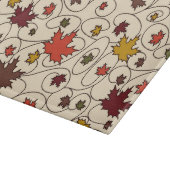 Weidenfallmuster aus dem Ahornleaf Schneidebrett (Ecke)