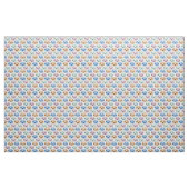 Weidenfaultier mit mehrfarbigem Wasserfarbenmuster Stoff (Yard (91,4 cm))