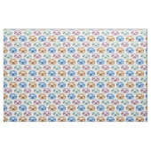 Weidenfaultier mit mehrfarbigem Wasserfarbenmuster Stoff (Fat Quarter (45,7 x 55,9 cm))