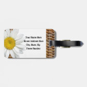 Weidengänseblümchen-Gepäckanhänger Gepäckanhänger (Rückseite horizontal)