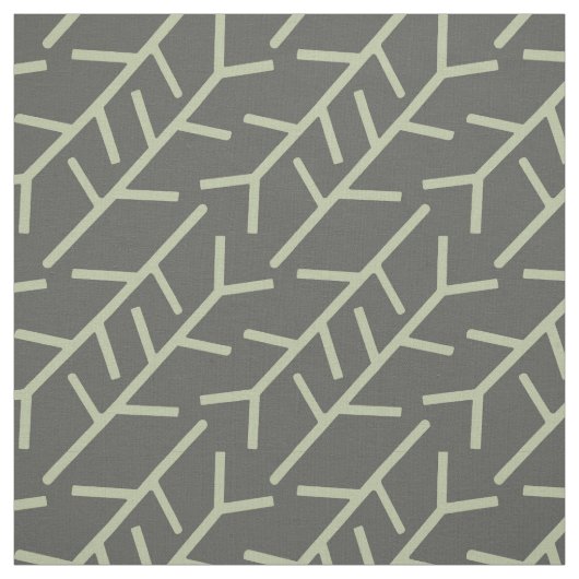 Weidengrauer Stamm Stoff (Muster)