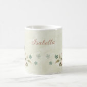 Weidengrün Blütenblüte Kaffeetasse (Mittel)