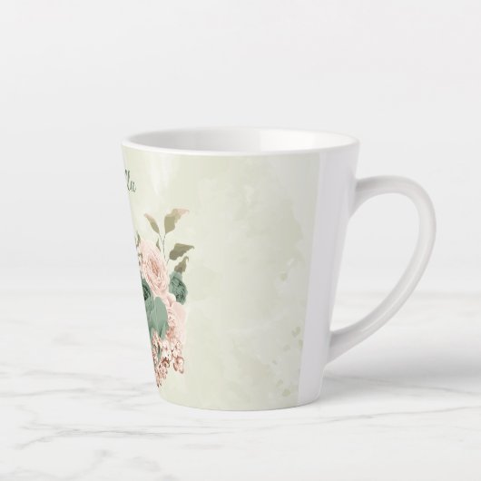 Weidengrün Blütenblüte Milchtasse (Rechts)