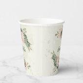 Weidengrün Blütenblüte Pappbecher (Rechts)