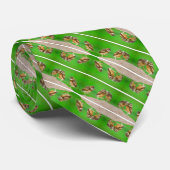 Weidengrünes Schälseide Krawatte (Gerollt)