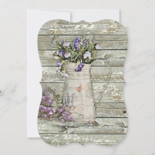 Weidenholzbauernhof Sommerlavender Einladung (Vorderseite)