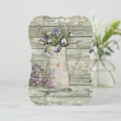 Weidenholzbauernhof Sommerlavender Einladung (Stehend Vorderseite)