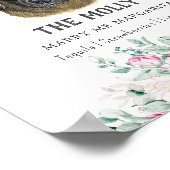 Weidenhund-Signatur Poster (Ecke)