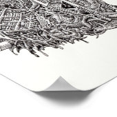 Weidenköpfe von Brian Benson Poster (Ecke)