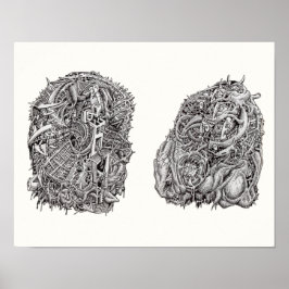 Weidenköpfe von Brian Benson Poster