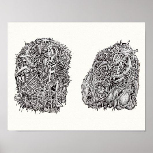 Weidenköpfe von Brian Benson Poster (Vorne)