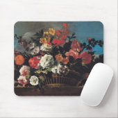 Weidenkorb der Blumen Mousepad (Mit Mouse)