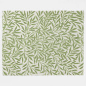 Weidenmuster, William Morris Fleecedecke (Vorderseite (Horizontal))