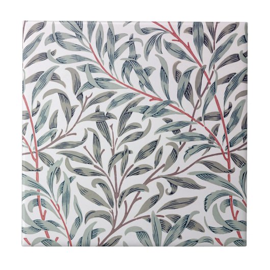 Weidenmuster, William Morris Fliese (Vorderseite)