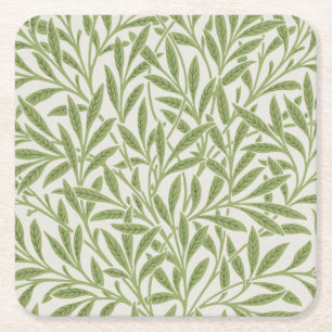 Weidenmuster, William Morris Rechteckiger Pappuntersetzer
