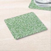 Weidenmuster, William Morris Rechteckiger Pappuntersetzer (angewinkelt)