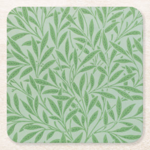 Weidenmuster, William Morris Rechteckiger Pappuntersetzer