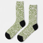 Weidenmuster, William Morris Socken (Linkes Detail)