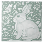 Weidenwaldkaninchenwald Landschaftsschutzgebiet Ti Fliese (Vorderseite)