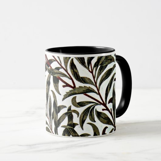 Weidenzweig, ein Design von William Morris, Tasse (VorderseiteRechts)
