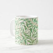 Weidenzweig William Morris Blumenmuster Kaffeetasse (Vorderseite Links)