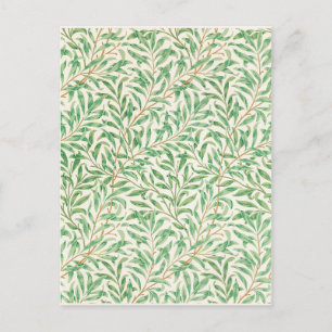 Weidenzweig William Morris Muster Postkarte