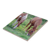 Weidepferde Fliese (Seite)