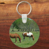Weidepferde Schlüsselanhänger (Vorderseite)