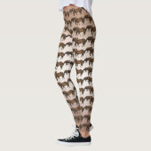 Weidepferde Tiere Leggings (Links)