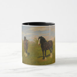 Weidepferde (von Rosa Bonheur) Tasse