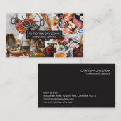 Weideplatter Foto präsentiert moderne Visitenkarte (Vorne/Hinten)