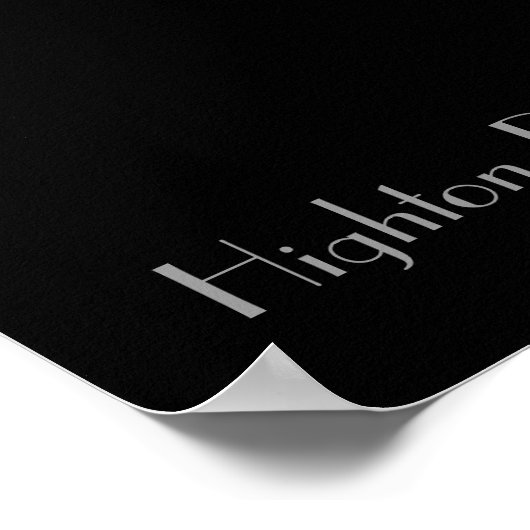 Weidepony, Kunstfotografie Poster (Ecke)