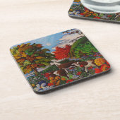 Weideprozess-Untersetzer-Set 6 Untersetzer (Linke Seite)